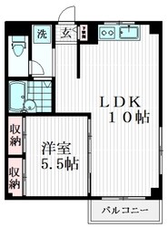 コスモス町田 A棟の物件間取画像